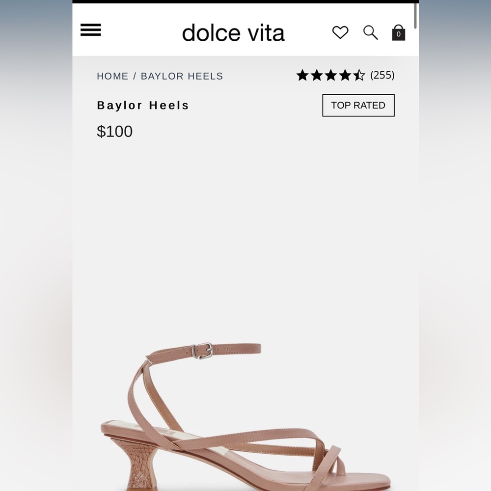 Dolce Vita Baylor Heels size 9 lightly worn
